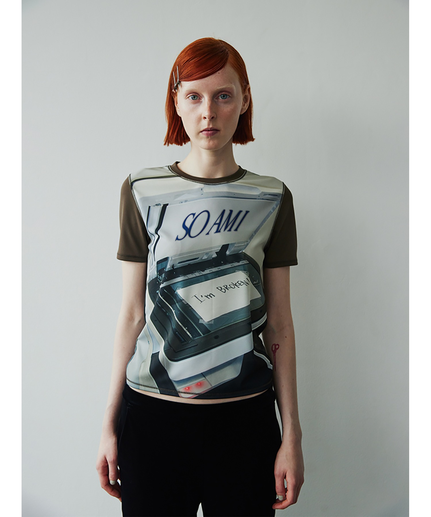 数量限定！在庫処分セール 売り切れ御免 AM SO SORIN I T-shirt Print Panel トップス