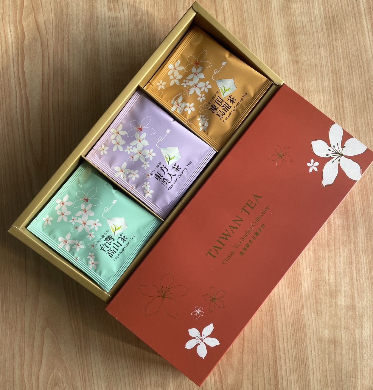 經典綜合立體茶包(台灣高山茶4包.東方美人茶4包.凍頂烏龍茶4包)