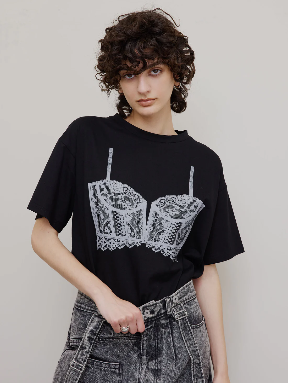 AMERI MEDI LINGERIE TROMPE L`OEIL TEE