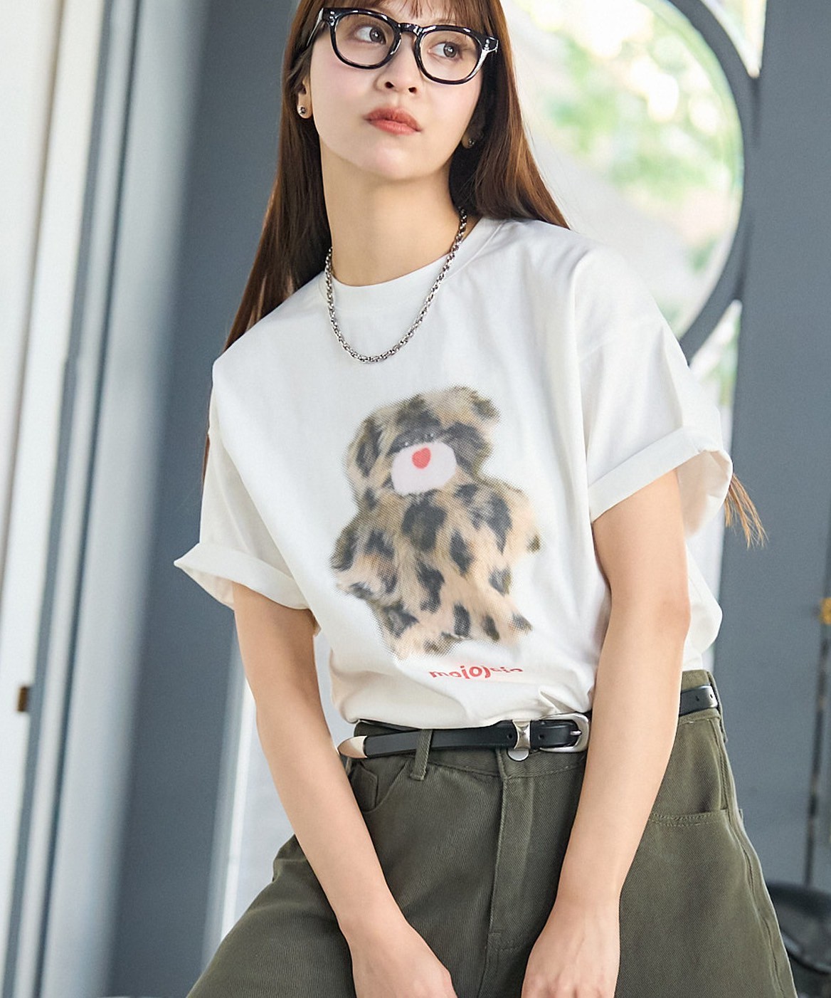 ❤︎人気色柄❤︎　mojojojo バックプリントTシャツ　限定（チャコールグレー） PUBLUX tシャツ PUBLUX/パブリュクス mojojojo バックプリントT